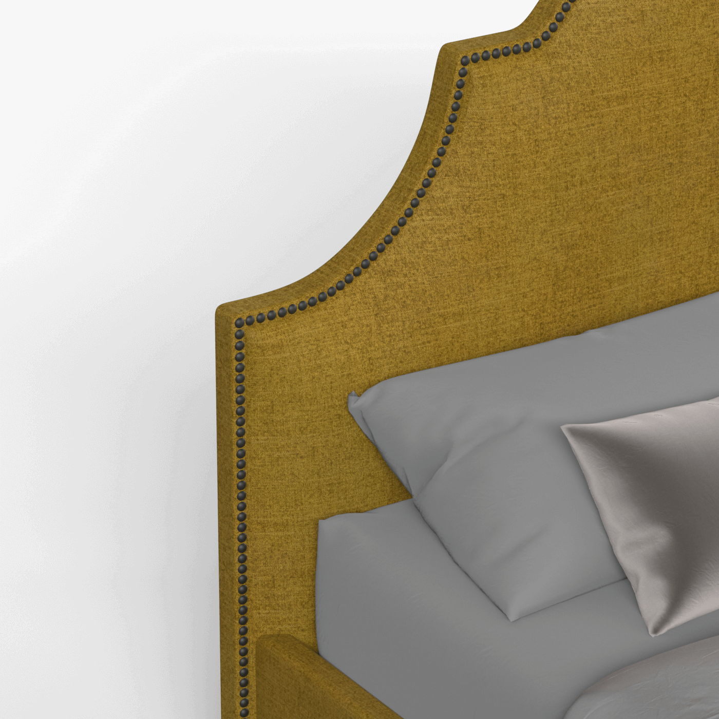 Ariana Double Bed with Elegant Headboard