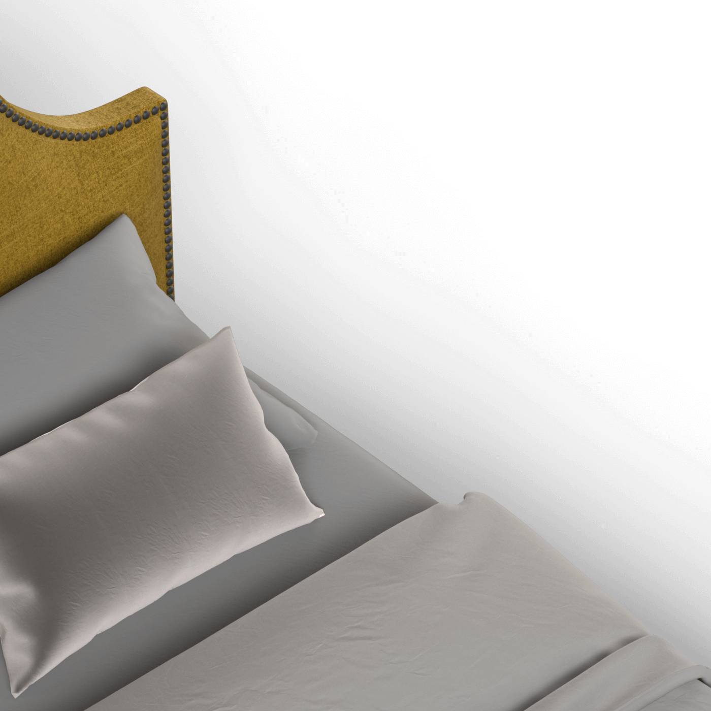 Ariana Double Bed with Elegant Headboard