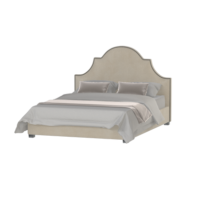 Ariana Double Bed with Elegant Headboard