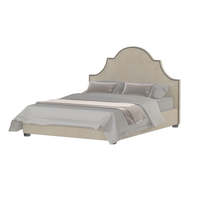 Ariana Double Bed with Elegant Headboard