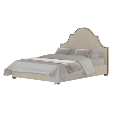 Ariana Double Bed with Elegant Headboard