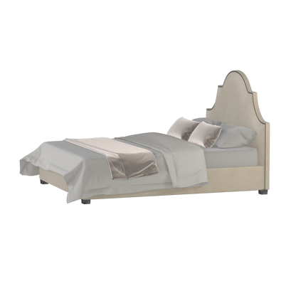 Ariana Double Bed with Elegant Headboard