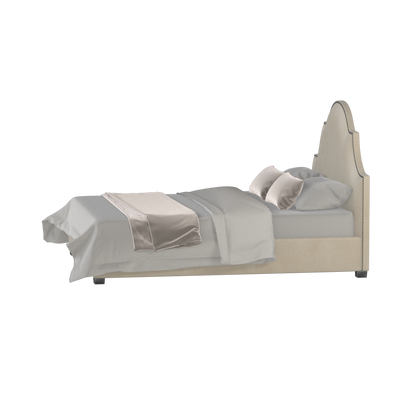 Ariana Double Bed with Elegant Headboard