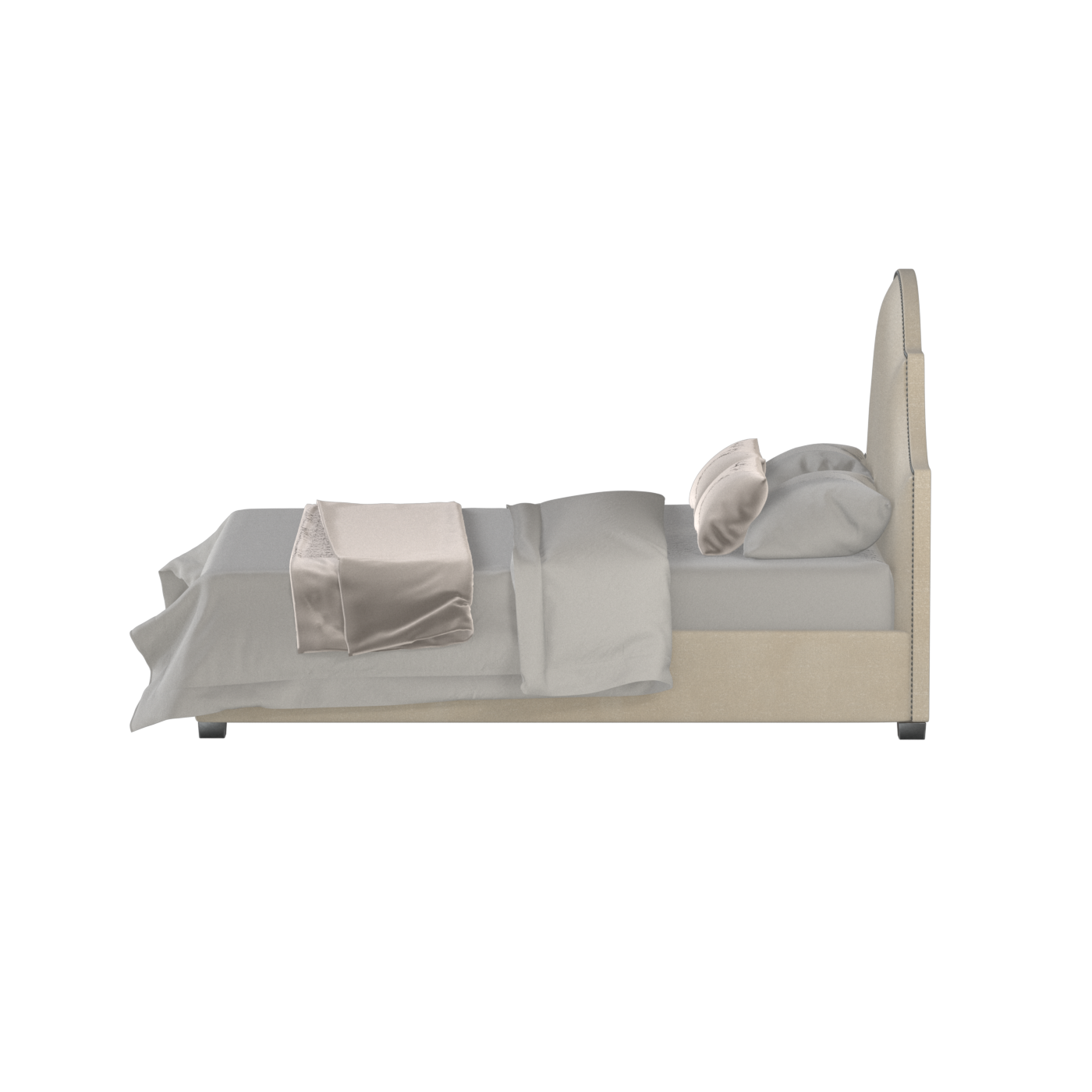 Ariana Double Bed with Elegant Headboard