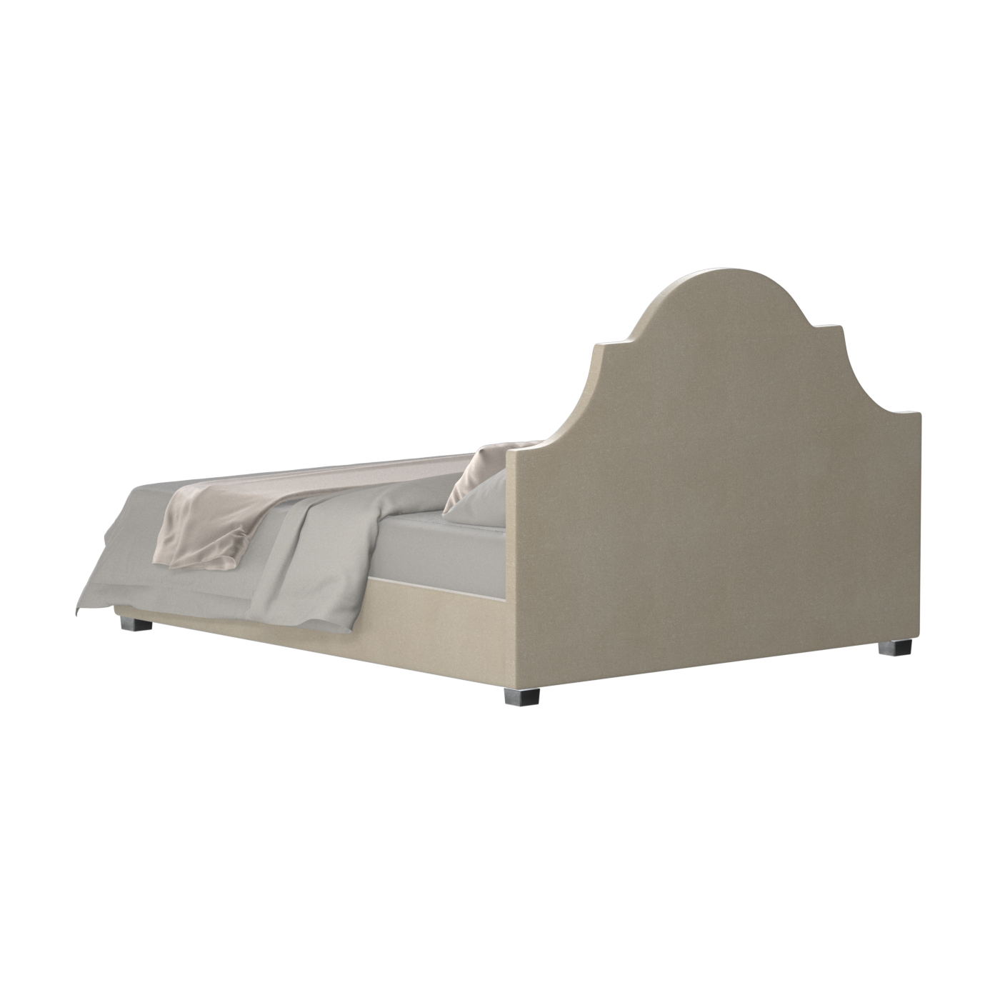 Ariana Double Bed with Elegant Headboard