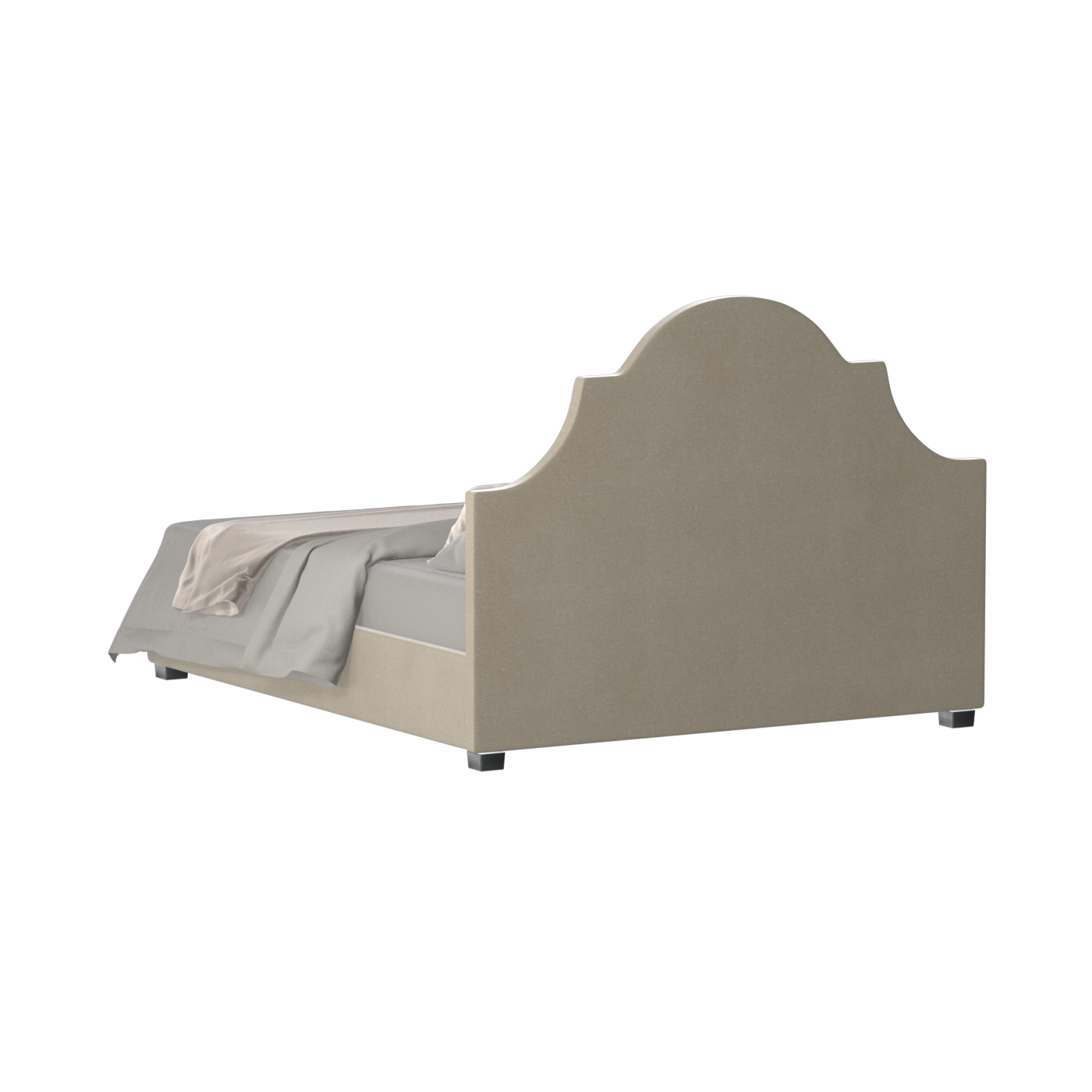 Ariana Double Bed with Elegant Headboard