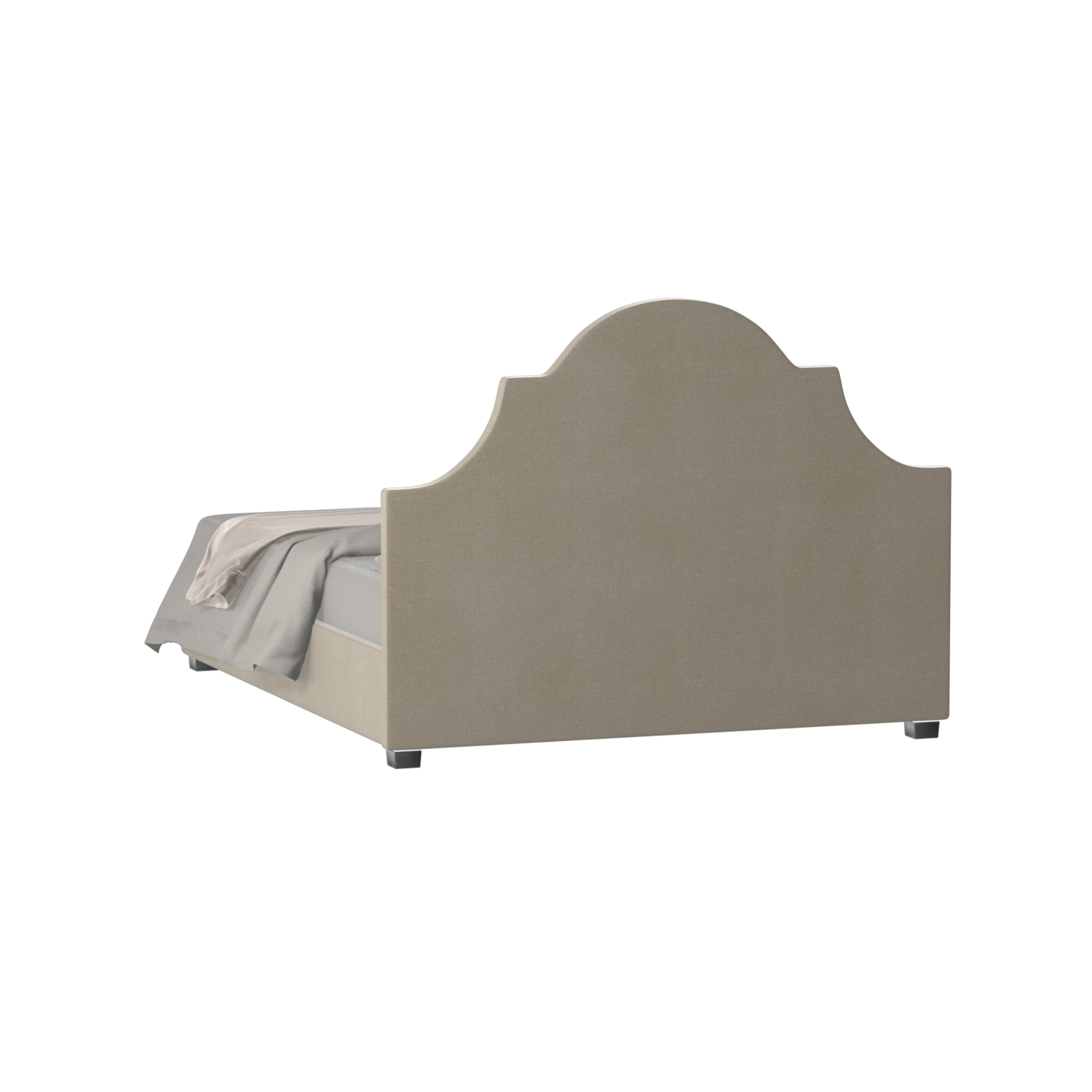 Ariana Double Bed with Elegant Headboard