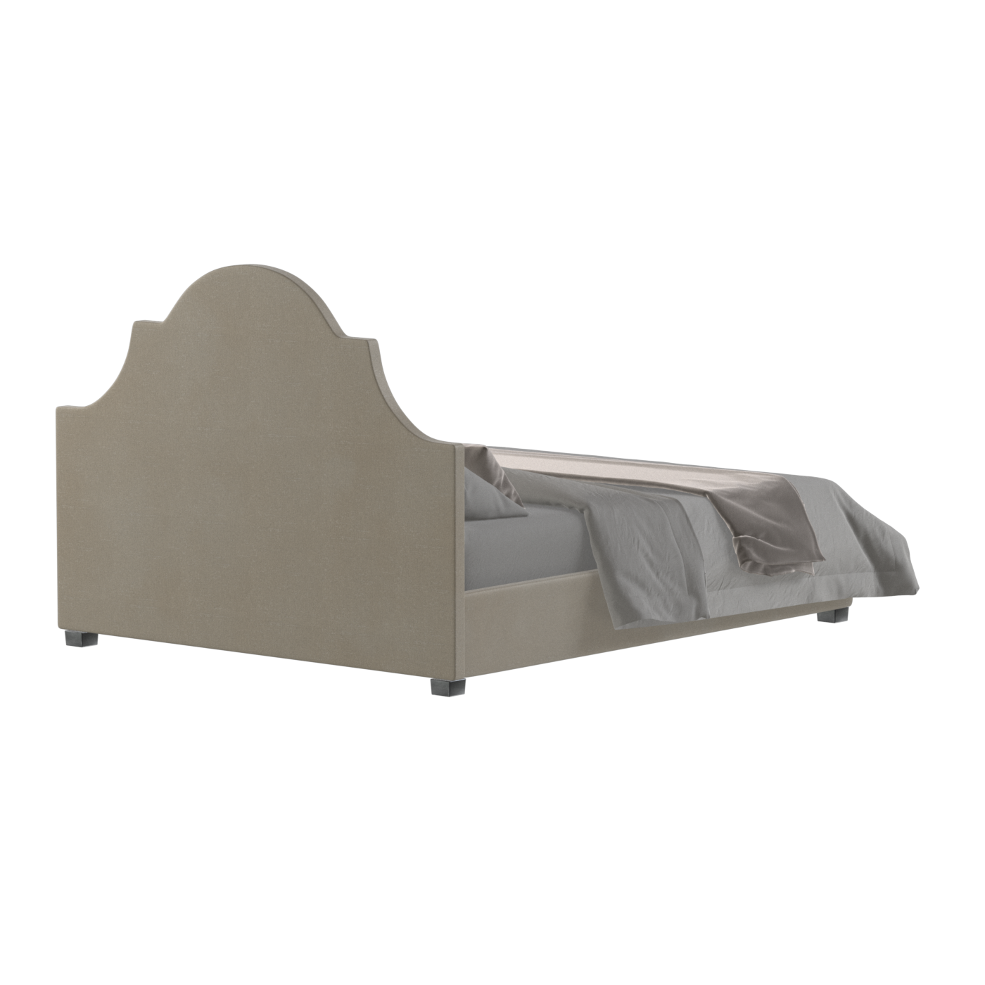 Ariana Double Bed with Elegant Headboard