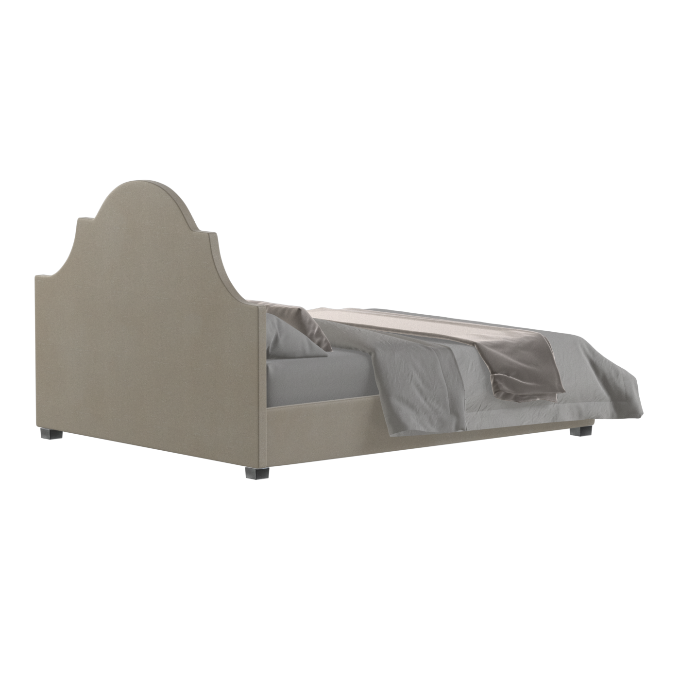 Ariana Double Bed with Elegant Headboard