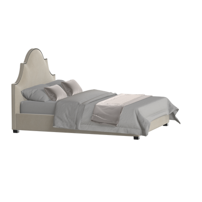 Ariana Double Bed with Elegant Headboard
