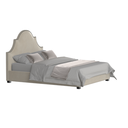 Ariana Double Bed with Elegant Headboard