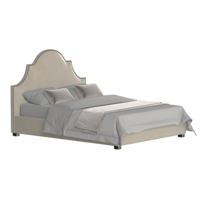 Ariana Double Bed with Elegant Headboard