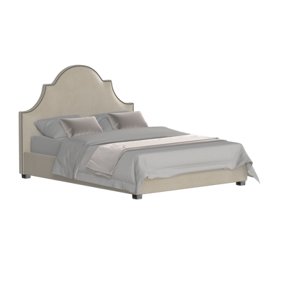 Ariana Double Bed with Elegant Headboard