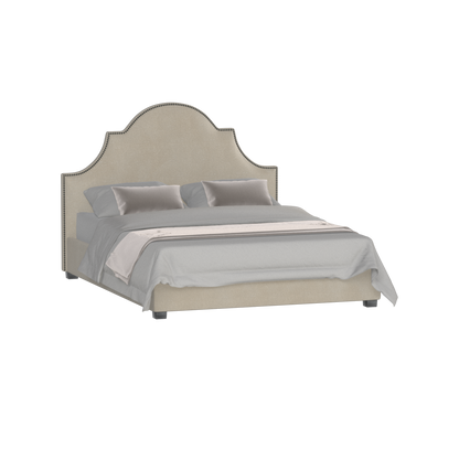Ariana Double Bed with Elegant Headboard