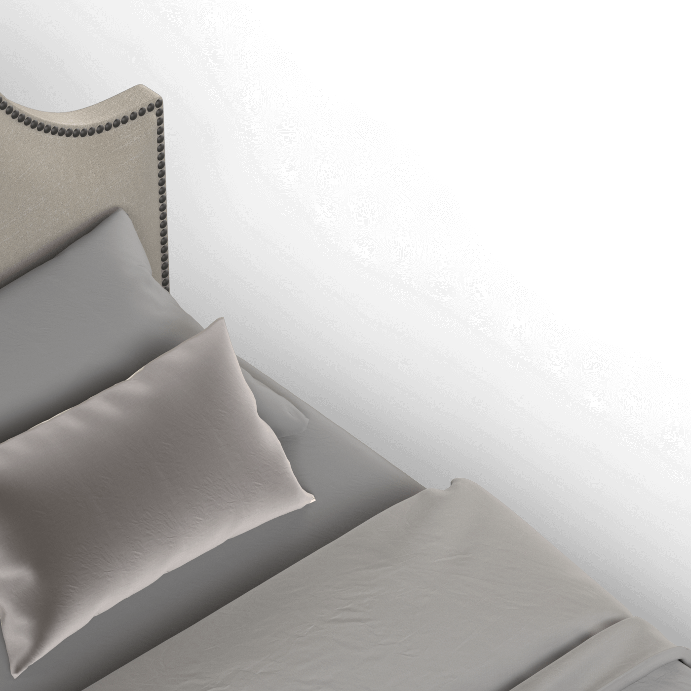 Ariana Double Bed with Elegant Headboard