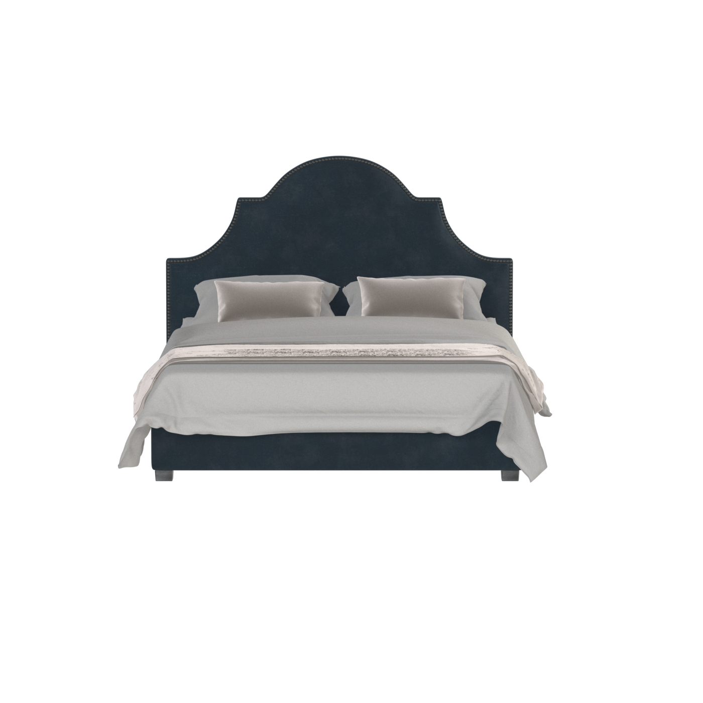 Ariana Double Bed with Elegant Headboard