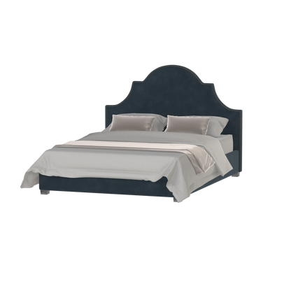 Ariana Double Bed with Elegant Headboard