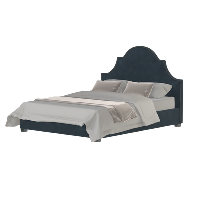 Ariana Double Bed with Elegant Headboard