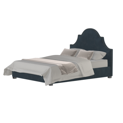Ariana Double Bed with Elegant Headboard