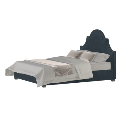 Ariana Double Bed with Elegant Headboard