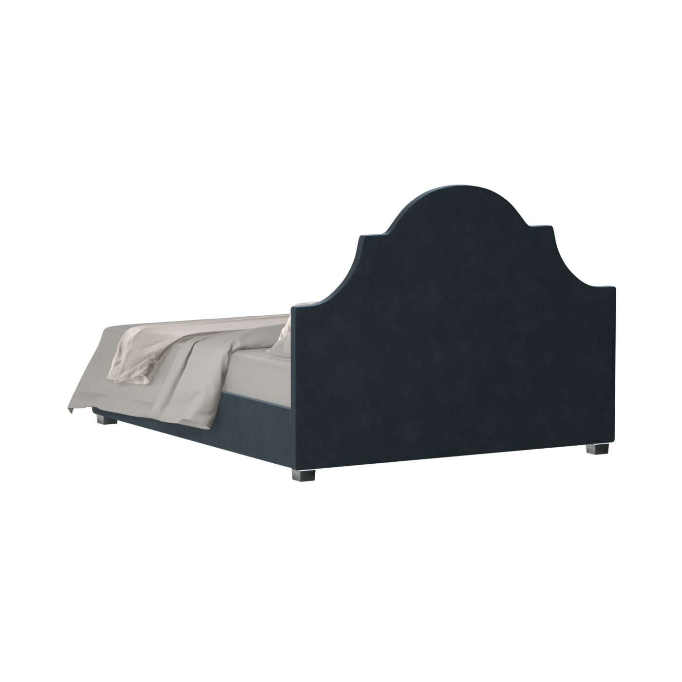 Ariana Double Bed with Elegant Headboard