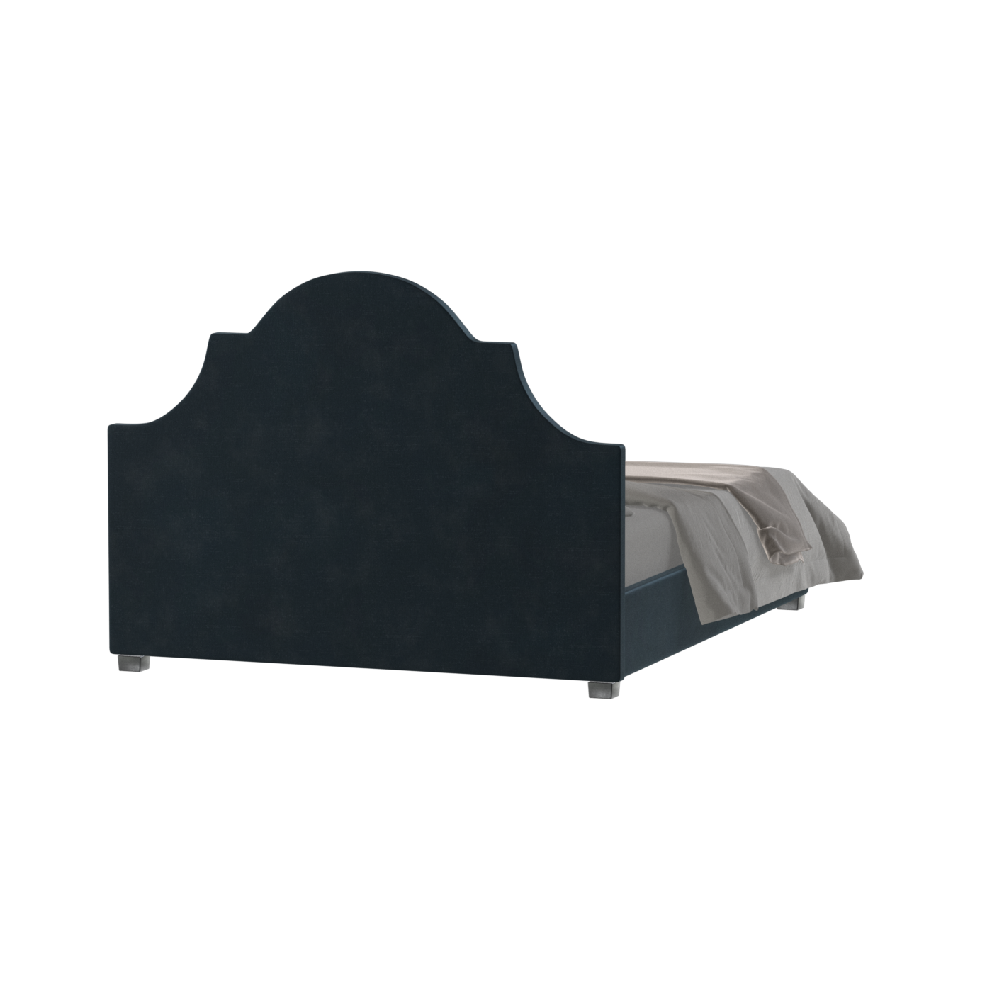 Ariana Double Bed with Elegant Headboard