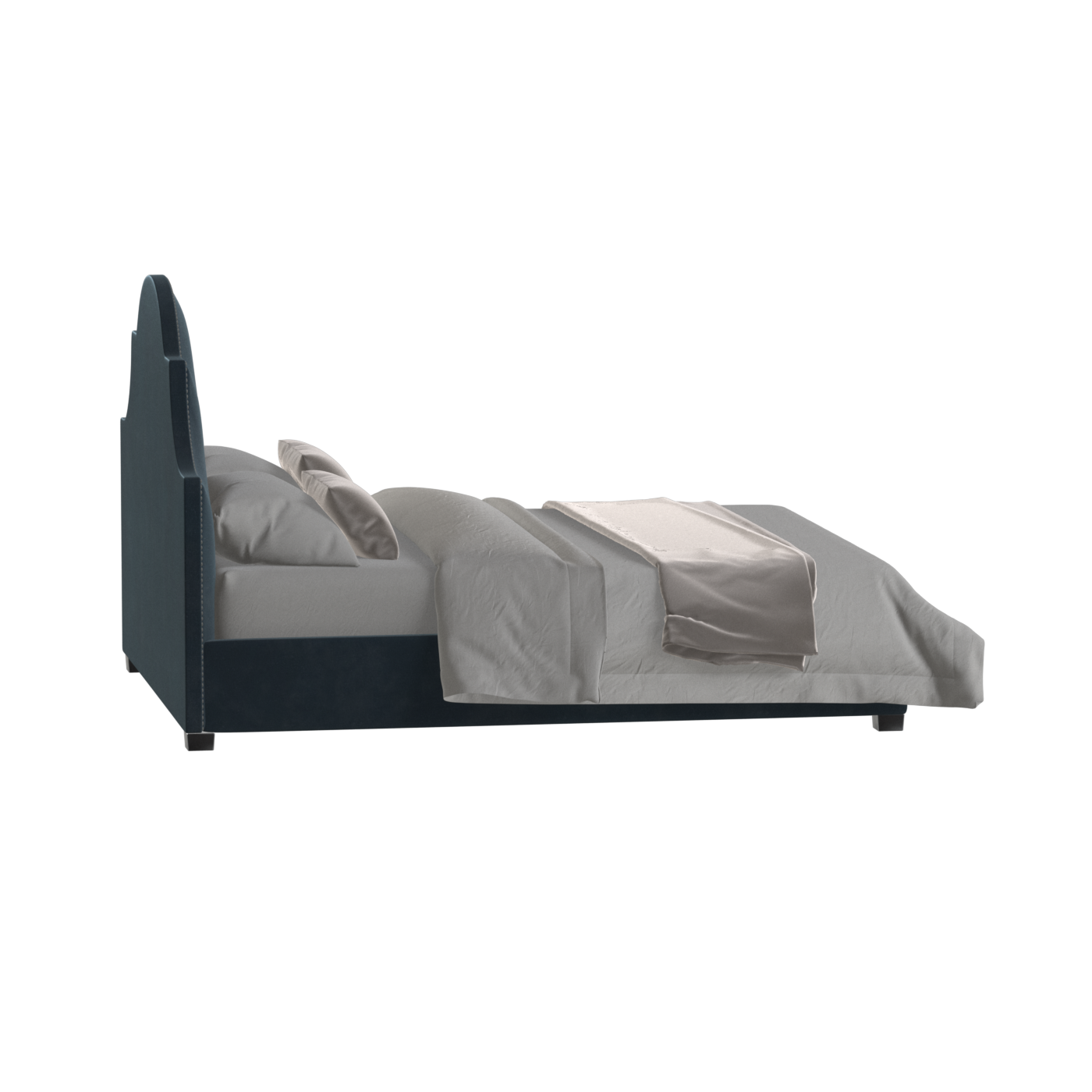 Ariana Double Bed with Elegant Headboard