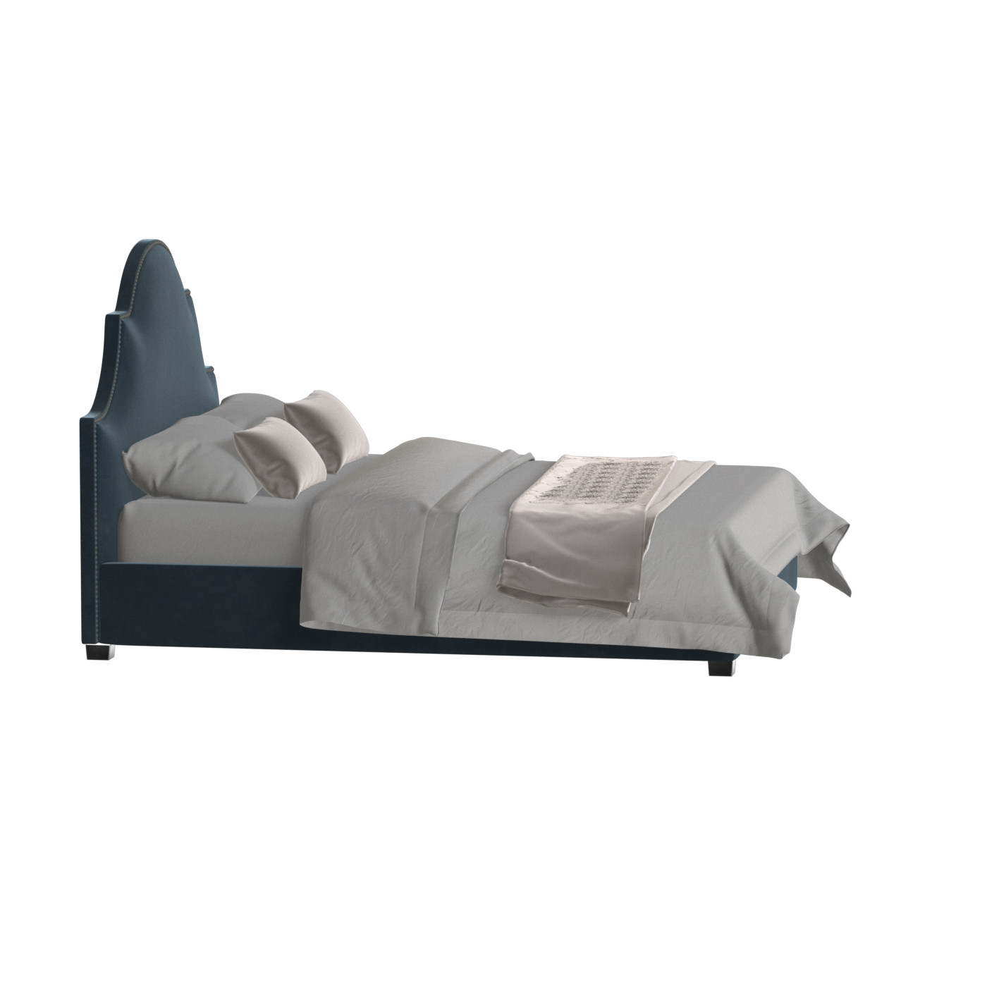 Ariana Double Bed with Elegant Headboard