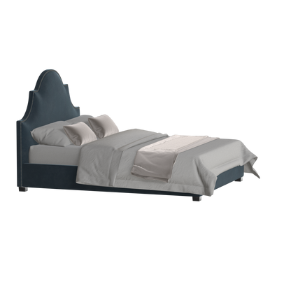 Ariana Double Bed with Elegant Headboard