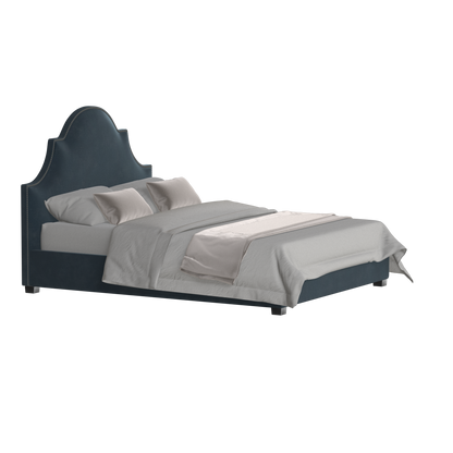 Ariana Double Bed with Elegant Headboard