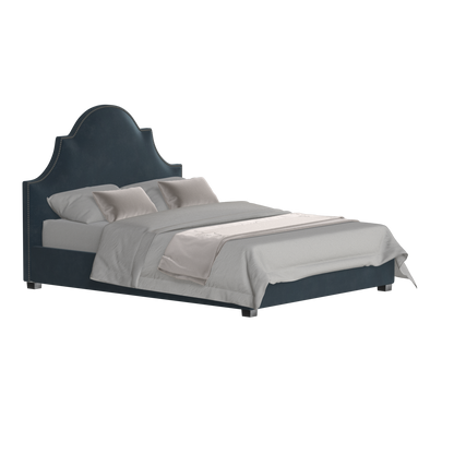 Ariana Double Bed with Elegant Headboard