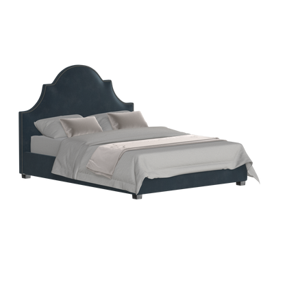 Ariana Double Bed with Elegant Headboard