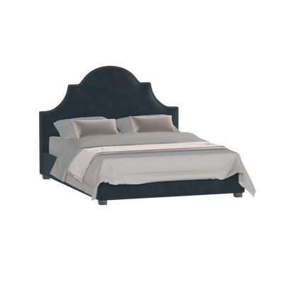 Ariana Double Bed with Elegant Headboard