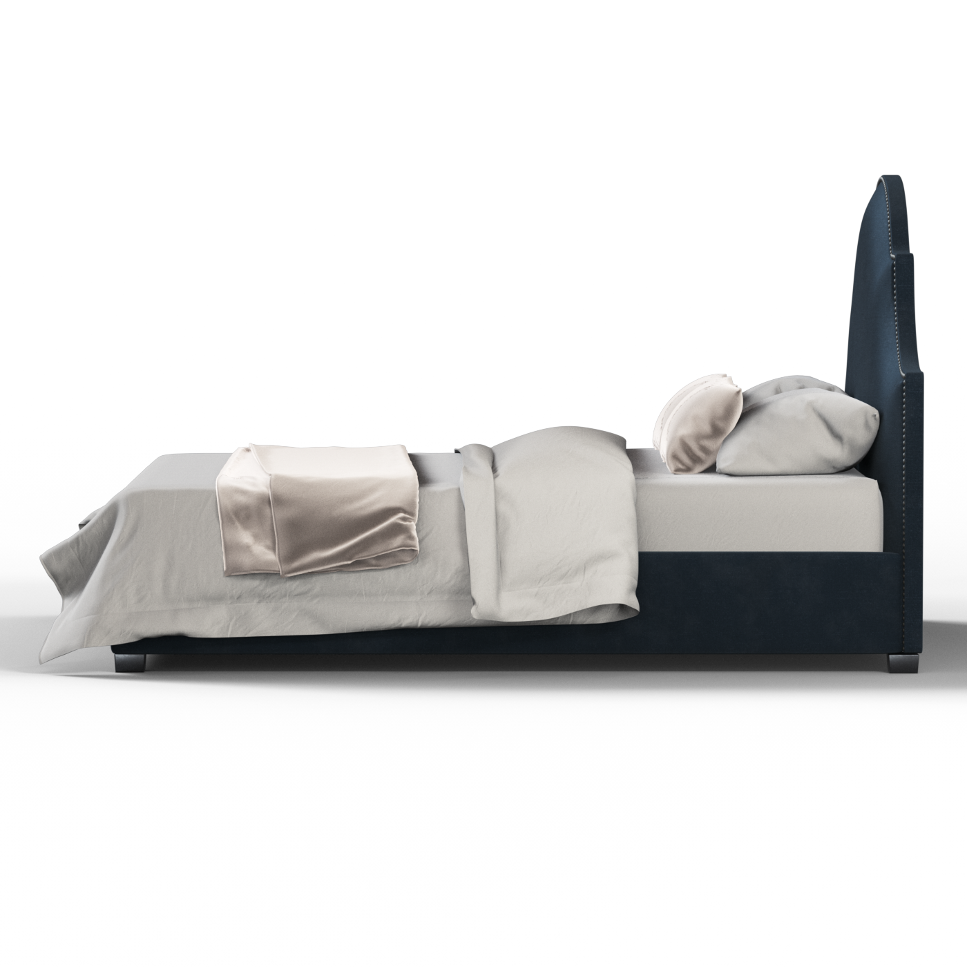 Ariana Double Bed with Elegant Headboard