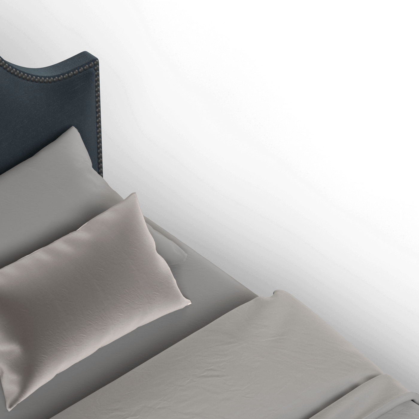 Ariana Double Bed with Elegant Headboard