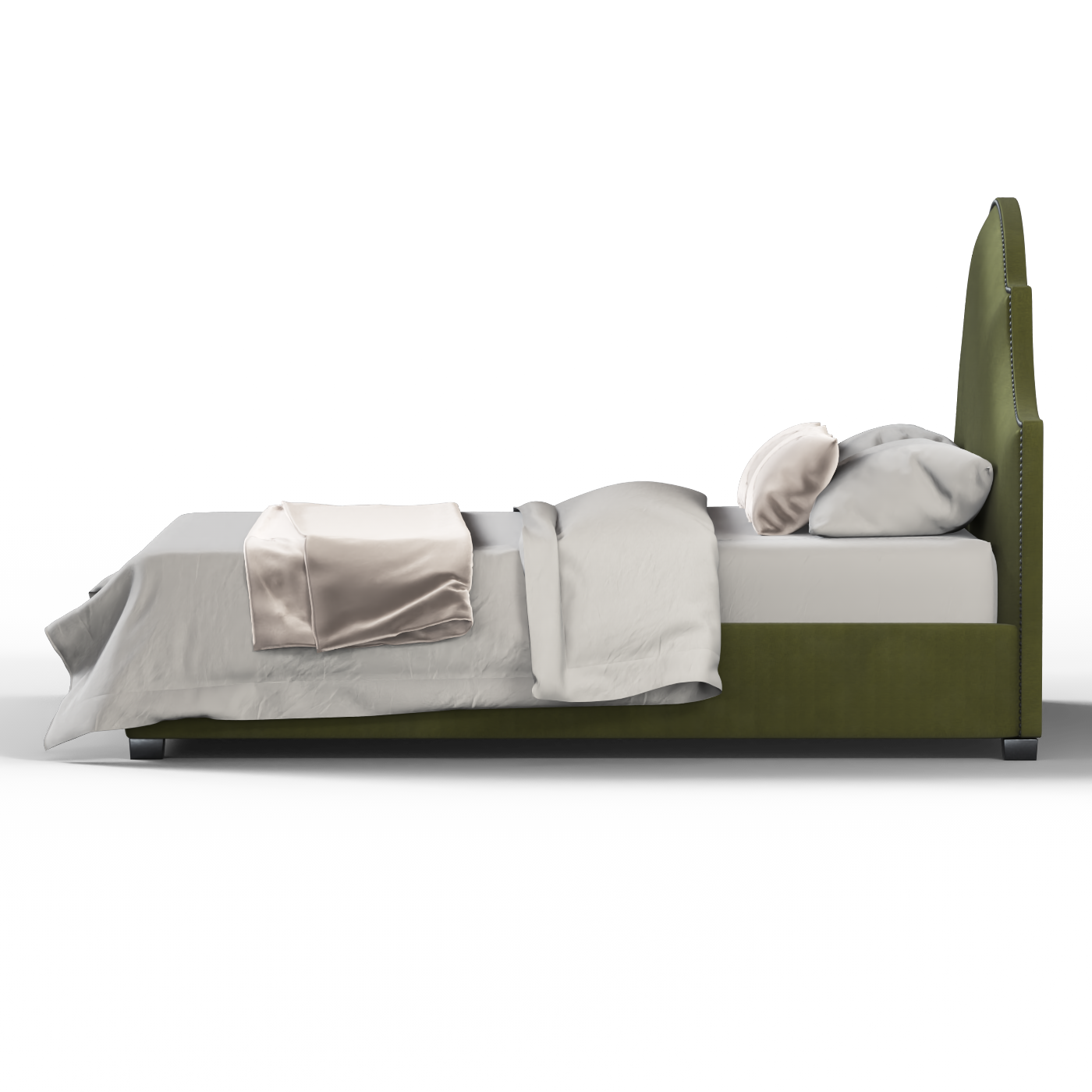 Ariana Double Bed with Elegant Headboard