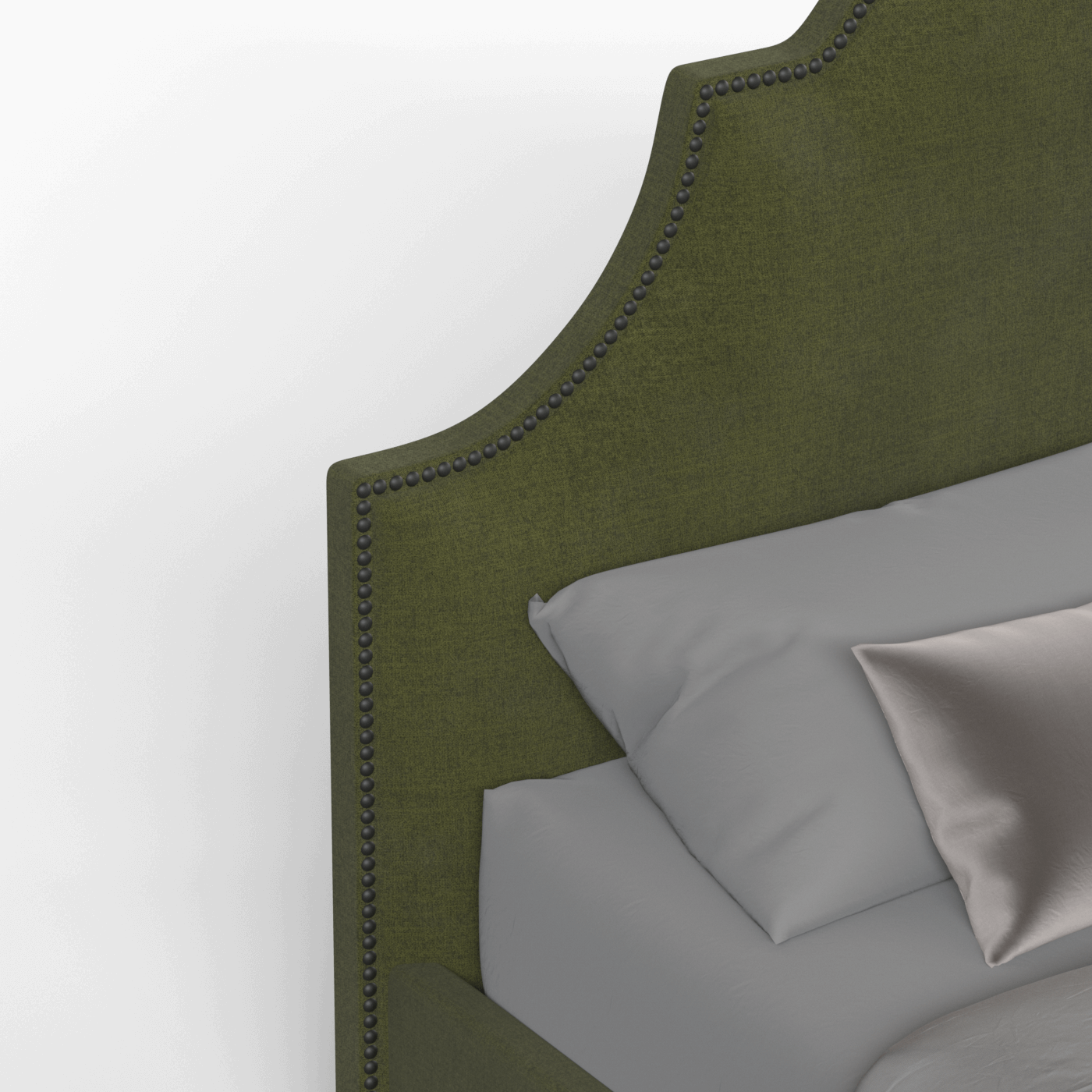 Ariana Double Bed with Elegant Headboard
