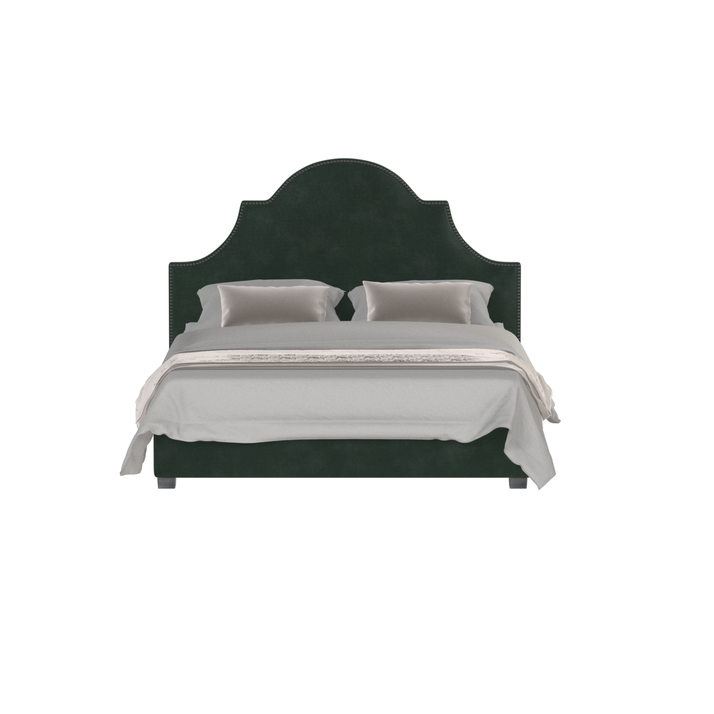 Ariana Double Bed with Elegant Headboard