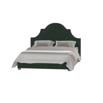 Ariana Double Bed with Elegant Headboard