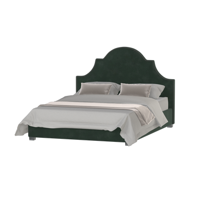 Ariana Double Bed with Elegant Headboard