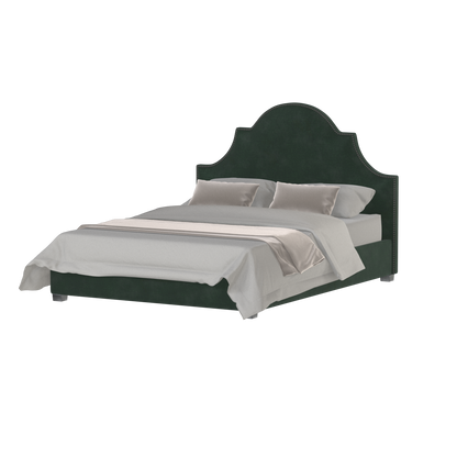 Ariana Double Bed with Elegant Headboard