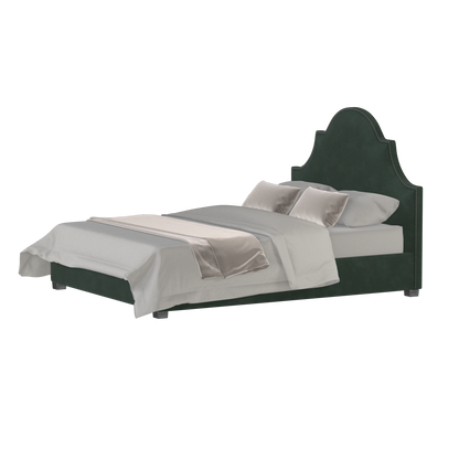 Ariana Double Bed with Elegant Headboard
