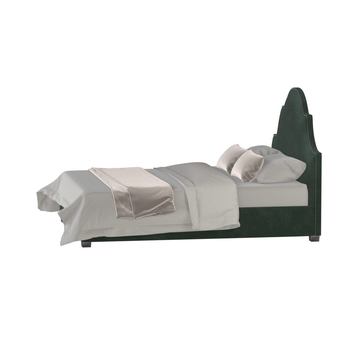 Ariana Double Bed with Elegant Headboard
