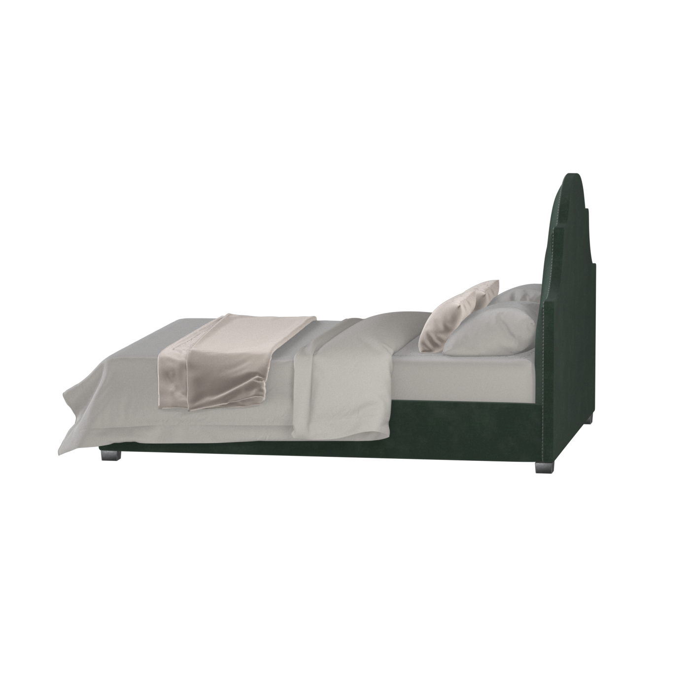Ariana Double Bed with Elegant Headboard