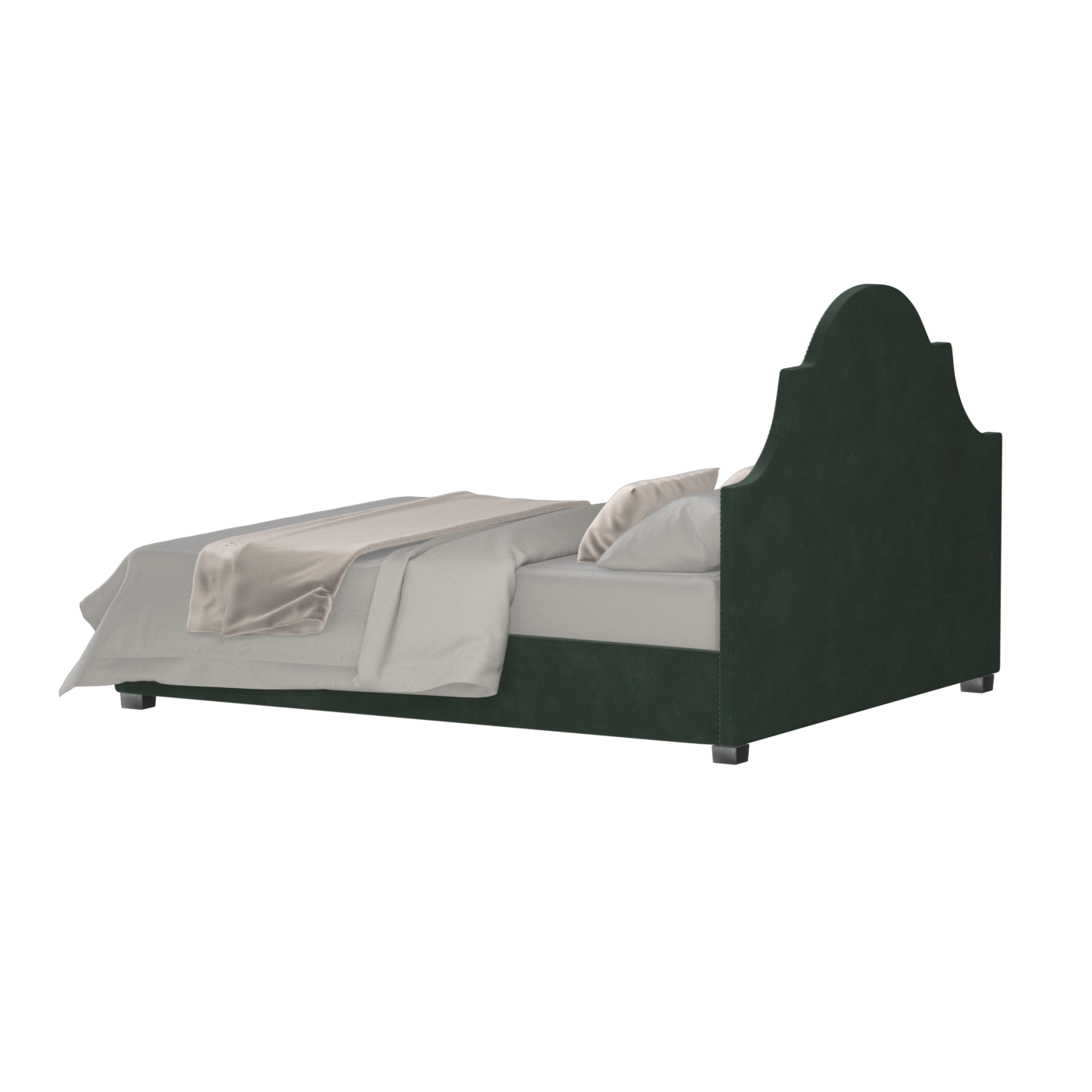 Ariana Double Bed with Elegant Headboard