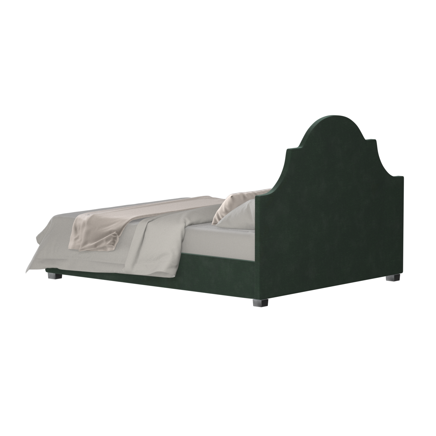 Ariana Double Bed with Elegant Headboard