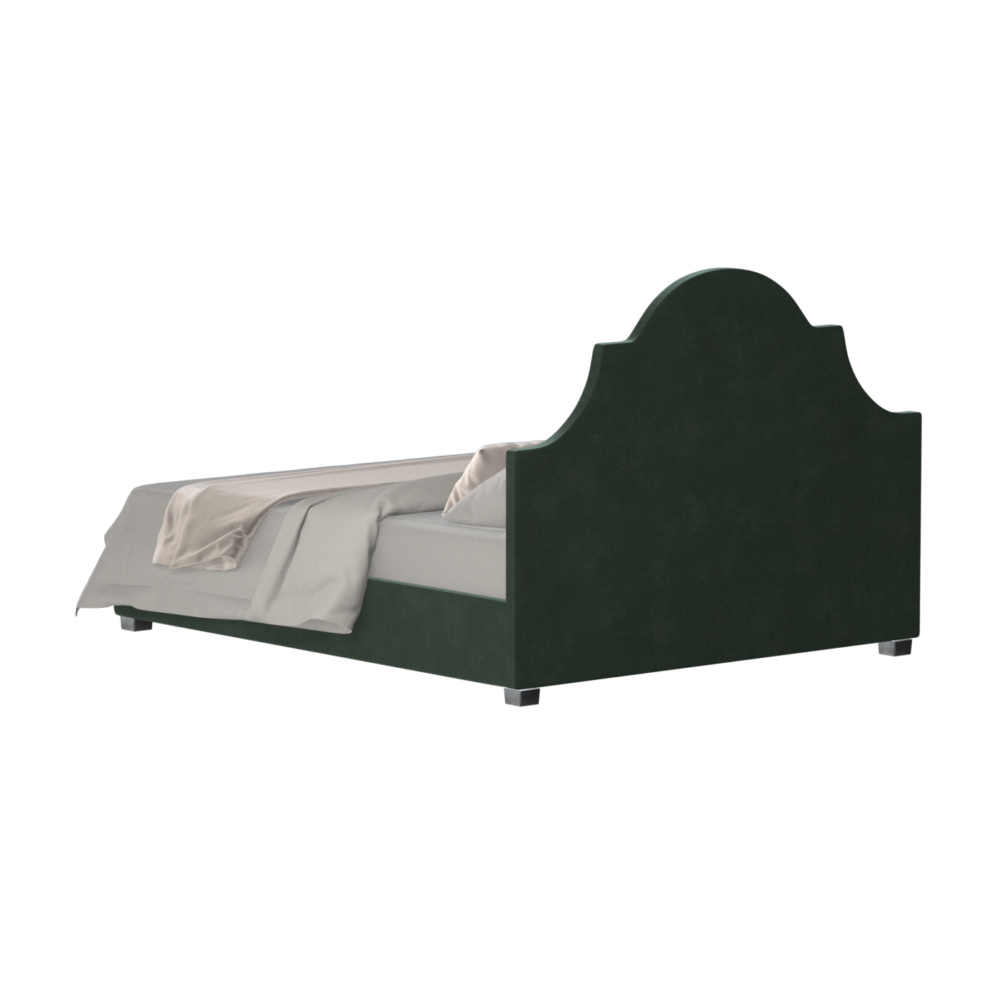 Ariana Double Bed with Elegant Headboard