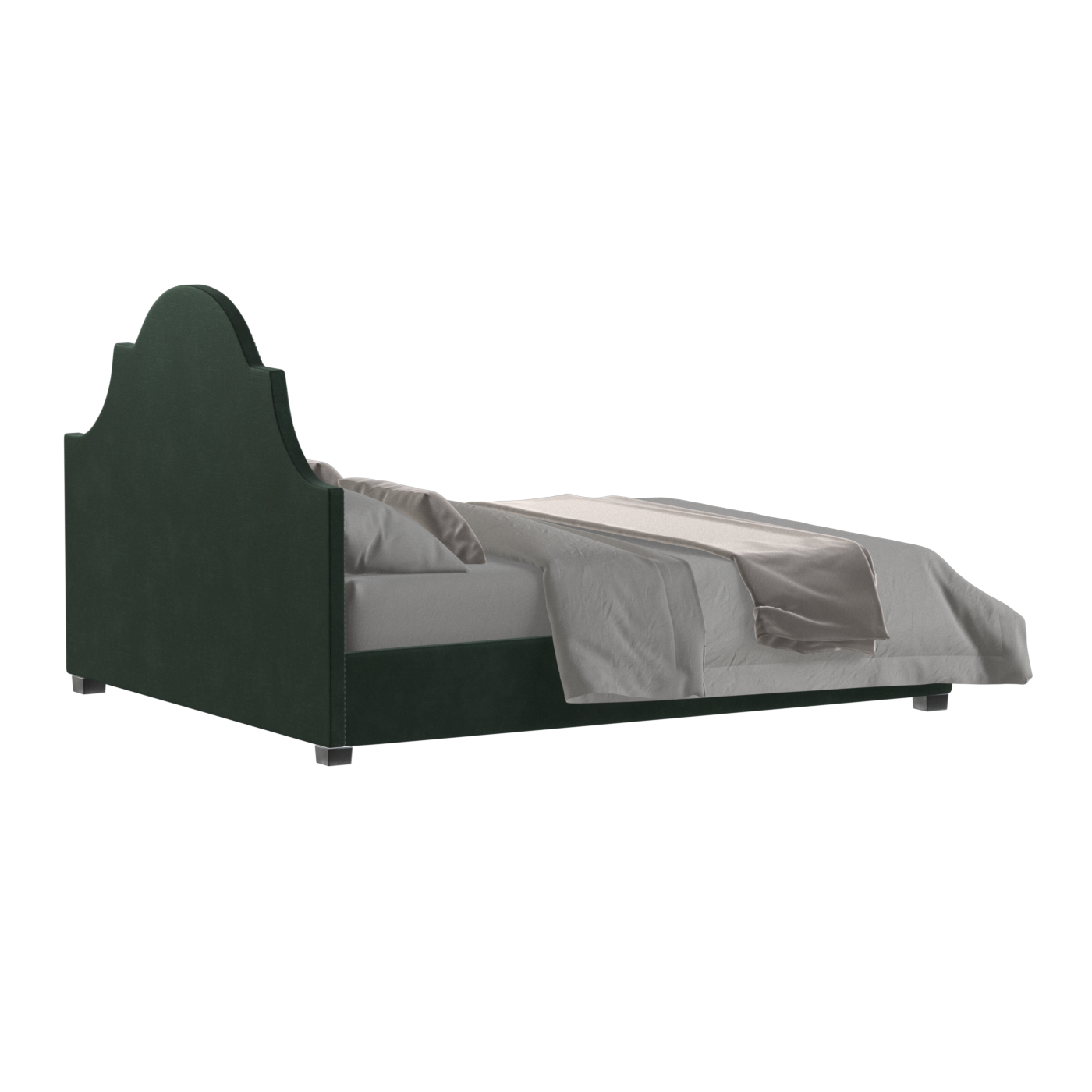 Ariana Double Bed with Elegant Headboard