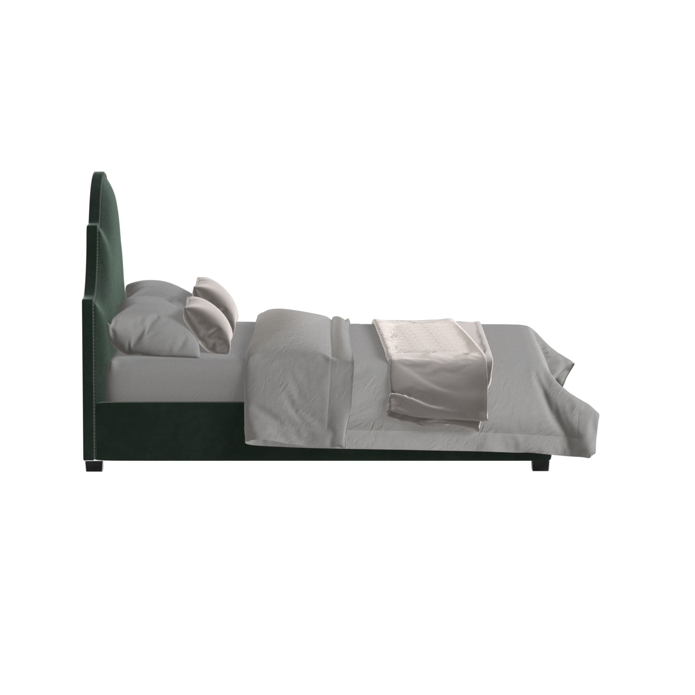 Ariana Double Bed with Elegant Headboard