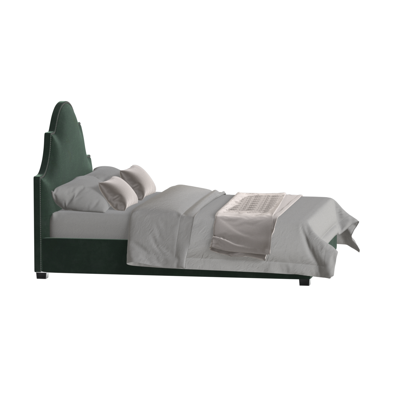 Ariana Double Bed with Elegant Headboard